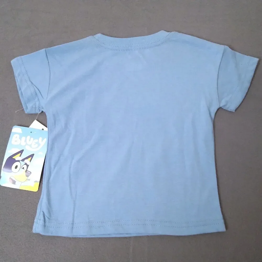Bluey Dog Outfit Size 18m Shirt Pants Bingo Heart Valentines Kisses BBC Cartoon